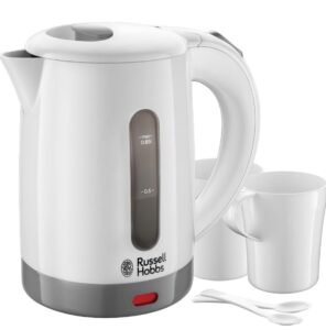 image of white travel kettle