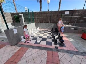 image of giant floor chess