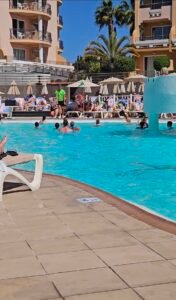 image of people playing in pool