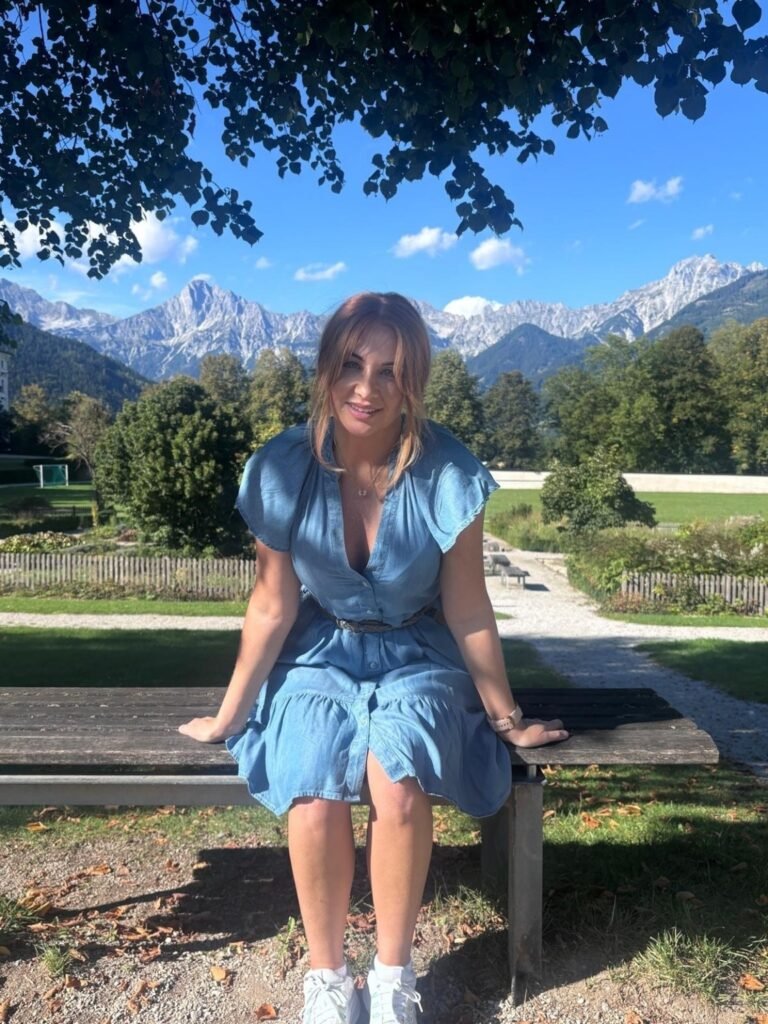 Jen in the Austrian mountains